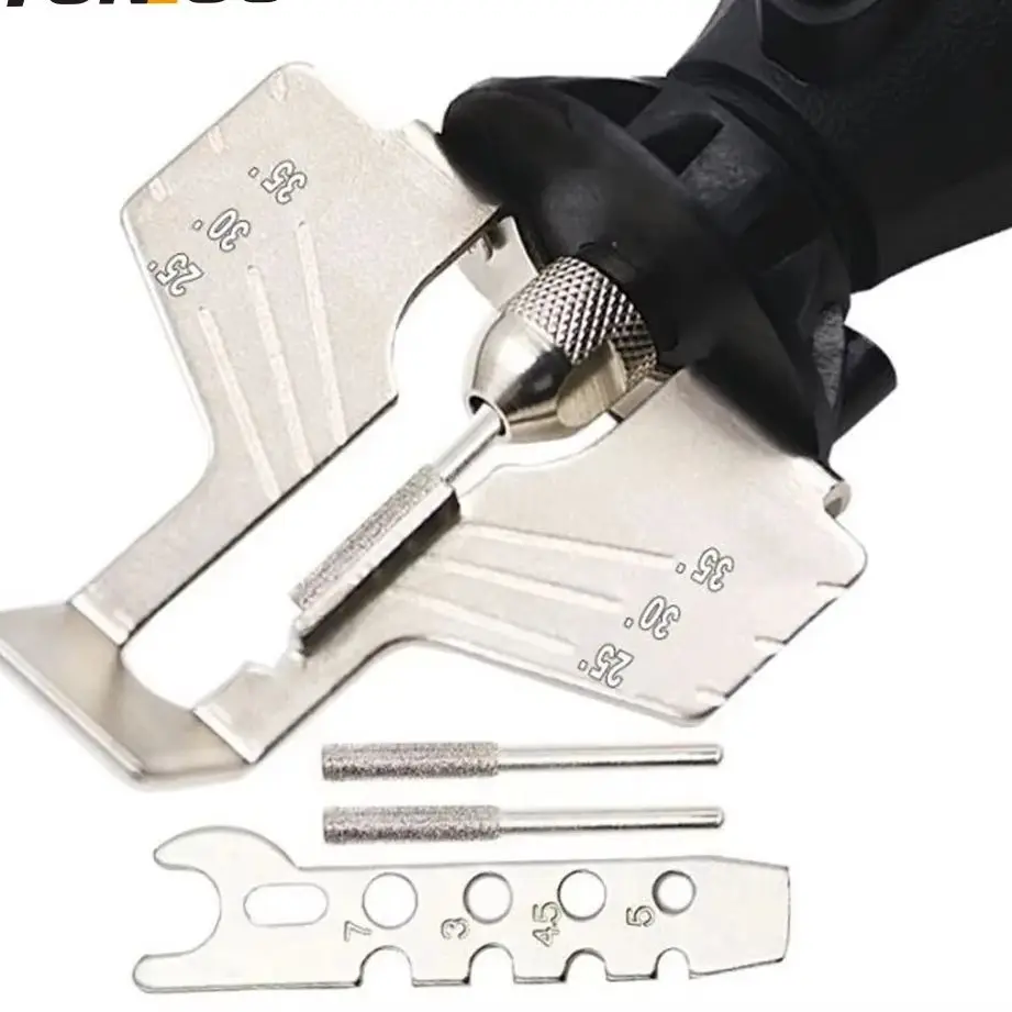 Chainsaw Sharpening Attachment - Electric Grinder Attachment for Saw Chains, Polishing and Drill Rotary Accessories
Chainsaw Sharpening Attachment - Electric Grinder Attachment for Saw Chains, Polishing and Drill Rotary Accessories