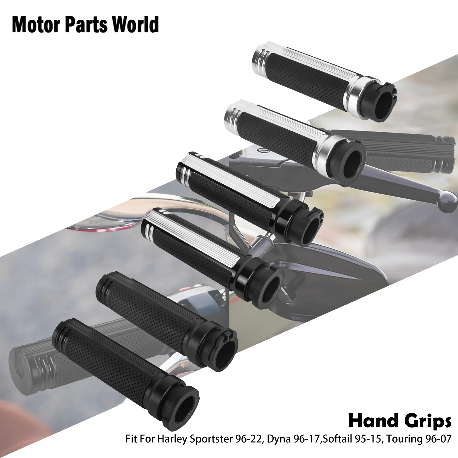 Motorcycle 1'' Hand Grips 25mm Handle Bar For Harley Touring Softail Sportster XL 883 XR Dyna V-rod VRSC Street Glide Fat boy FL
Motorcycle 1'' Hand Grips 25mm Handle Bar For Harley Touring Softail Sportster XL 883 XR Dyna V-rod VRSC Street Glide Fat boy FL