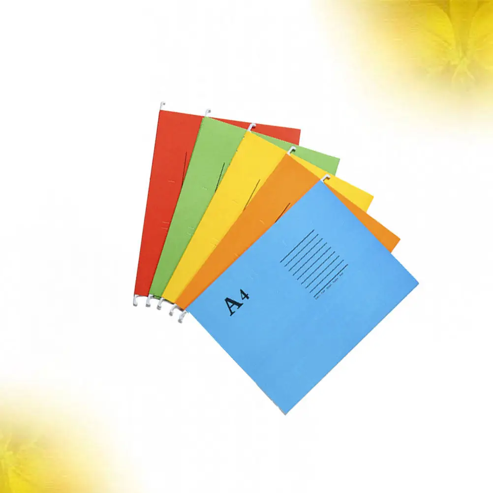 5Pcs A4 Suspension File Folder Hanging File Holder Mixed Colors Paper Office Document Supplies Wide Opening Documents Organizer
5Pcs A4 Suspension File Folder Hanging File Holder Mixed Colors Paper Office Document Supplies Wide Opening Documents Organizer