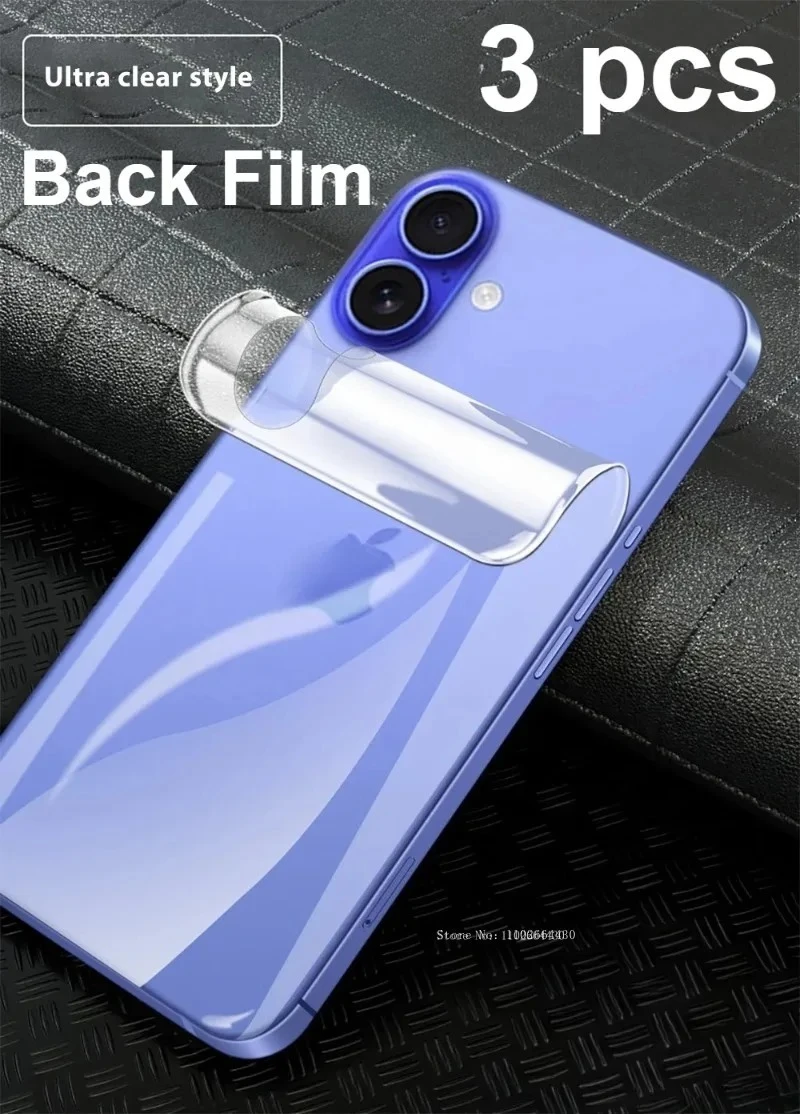 Back Film for IPhone 14 15 16 PlusTransparent High Definition Ultra-thin for IPhone 13 12 11 14 15 16 17 Pro Max Hydrogel Film
Back Film for IPhone 14 15 16 PlusTransparent High Definition Ultra-thin for IPhone 13 12 11 14 15 16 17 Pro Max Hydrogel Film