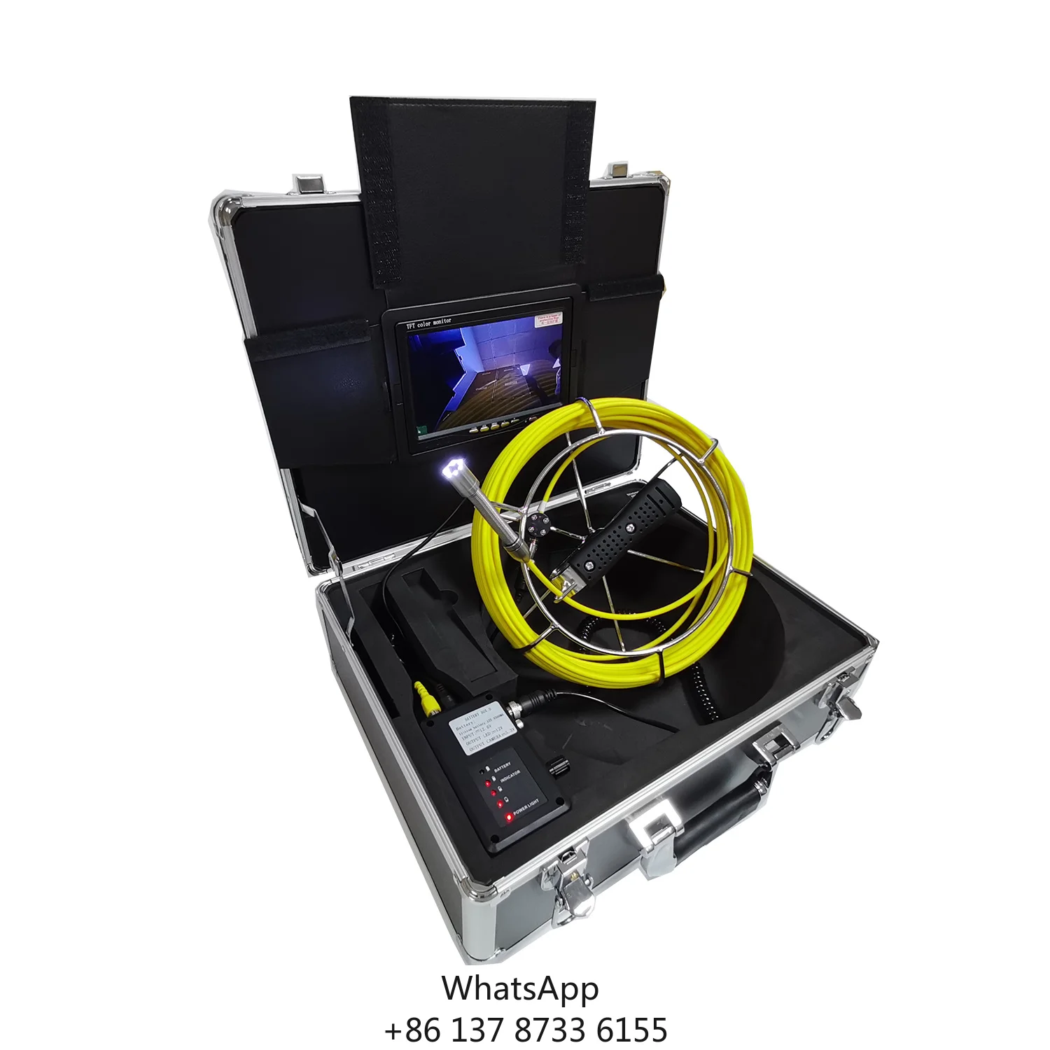 20M/65FT CCTV Drain Camera Length Marking, 7In IP68 Plumbing Snake Pipe Inspection Camera, Sewer Inspection Cameras For Plumbing
20M/65FT CCTV Drain Camera Length Marking, 7In IP68 Plumbing Snake Pipe Inspection Camera, Sewer Inspection Cameras For Plumbing