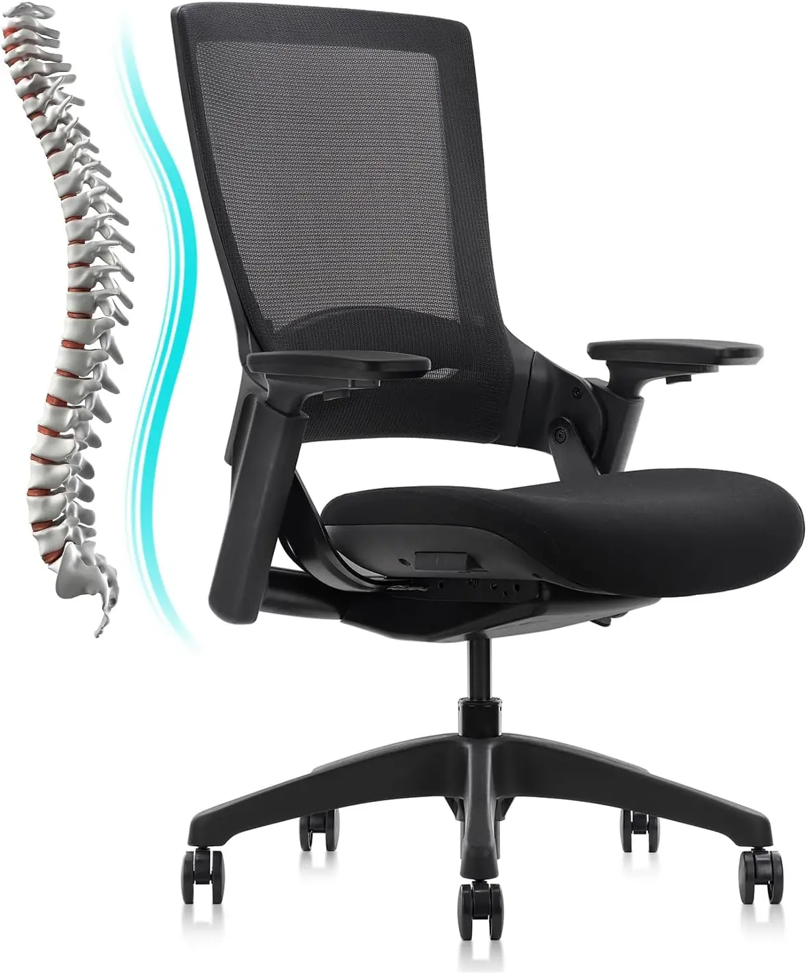 Swivel Executive Chair, Adjustable Ergonomic Computer Chair With 3D Armrest And Lumbar Support, Mesh Backrest Task Chair For
Swivel Executive Chair, Adjustable Ergonomic Computer Chair With 3D Armrest And Lumbar Support, Mesh Backrest Task Chair For