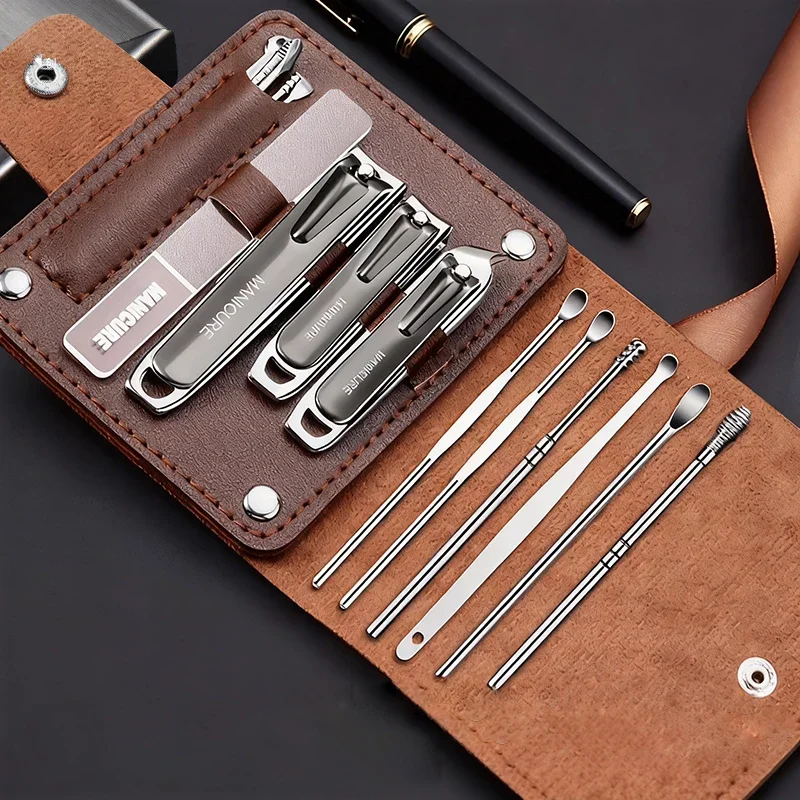 10-piece nail clipper set, anti-splash stainless steel nail clippers, special nail clippers for women's slanted nail grooves
10-piece nail clipper set, anti-splash stainless steel nail clippers, special nail clippers for women's slanted nail grooves