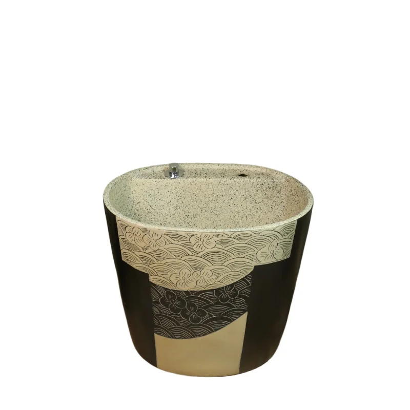 Резной бассейн для швабры, керамический бассейн для мусора, ванная комната на балконе, напольный бассейн, китайский бассейн для швабры
Резной бассейн для швабры, керамический бассейн для мусора, ванная комната на балконе, напольный бассейн, китайский бассейн для швабры