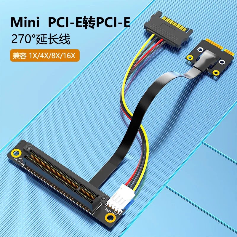 Основная плата Mini Pci-e Интерфейс к удлинительному кабелю PCI-E, Minipci-e к PCI-E, длина сетчатого кабеля 20 см
Основная плата Mini Pci-e Интерфейс к удлинительному кабелю PCI-E, Minipci-e к PCI-E, длина сетчатого кабеля 20 см
