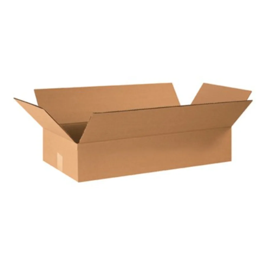 24 x 12 x 4" Flat Corrugated Boxes 24"L x 12"W x 4"H Pack of 25 Shipping Packaging Moving Storage Box for Home or Business Stro
24 x 12 x 4" Flat Corrugated Boxes 24"L x 12"W x 4"H Pack of 25 Shipping Packaging Moving Storage Box for Home or Business Stro