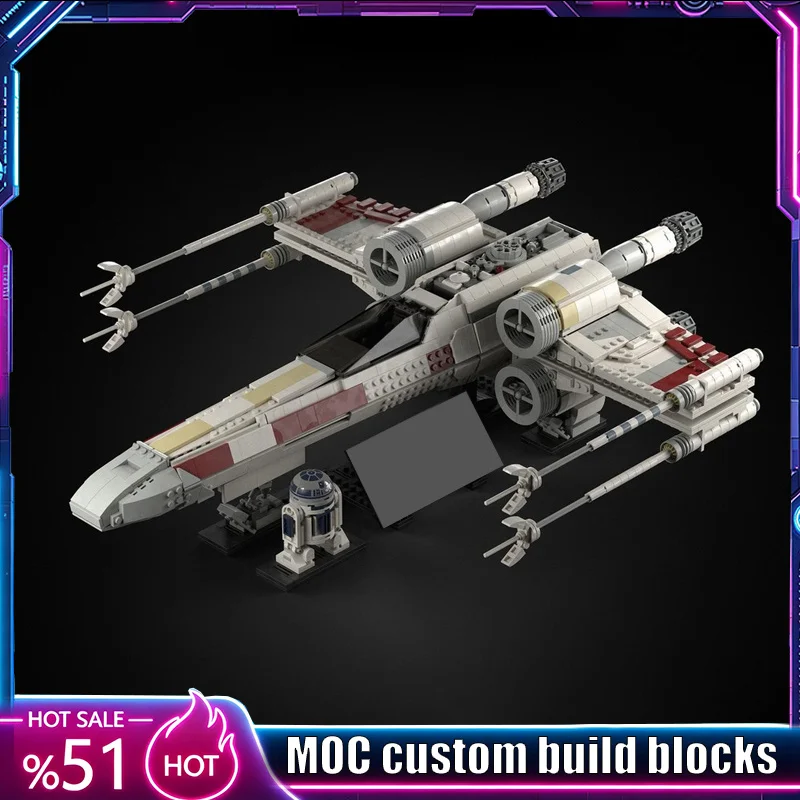 186 Parts MOC Space Battle Fighter Upgrade Kit Model DIY Creative Ideas Technology Toy Assembly Puzzle Gift Collection Display
186 Parts MOC Space Battle Fighter Upgrade Kit Model DIY Creative Ideas Technology Toy Assembly Puzzle Gift Collection Display