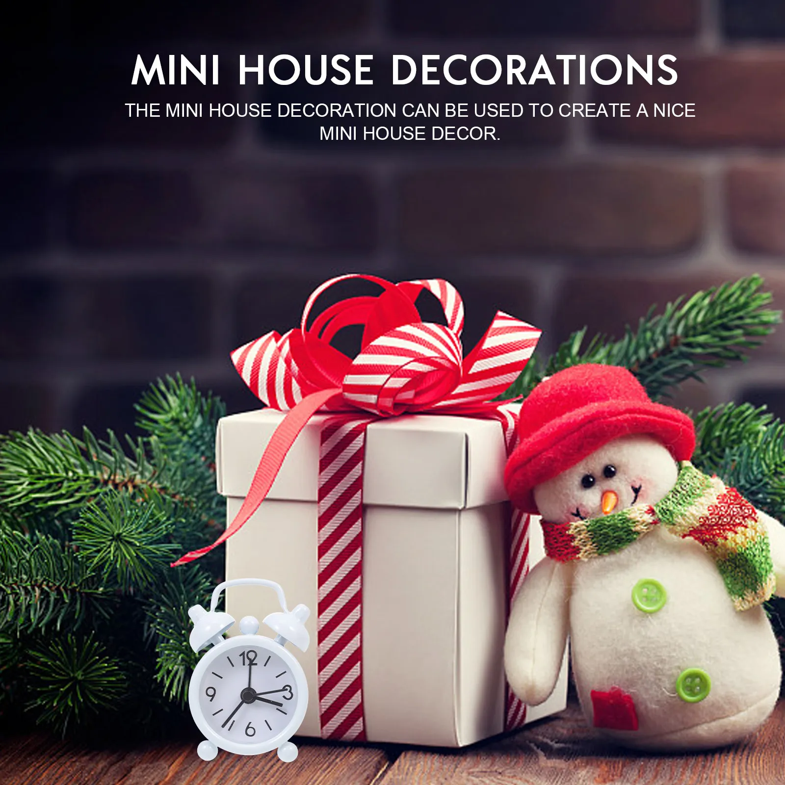 Mini House Clock Realistic Shape High Quality Metal Miniature Alarm Clock Ornament Small Home Decoration Mini House Decor
Mini House Clock Realistic Shape High Quality Metal Miniature Alarm Clock Ornament Small Home Decoration Mini House Decor
