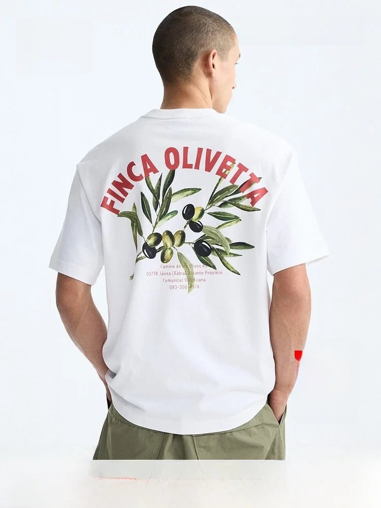 H&M Men's T-shirt Summer 2026 Casual Style American Loose Fit Printed Commute Simple Design Cotton Short Sleeve Tee
H&M Men's T-shirt Summer 2026 Casual Style American Loose Fit Printed Commute Simple Design Cotton Short Sleeve Tee