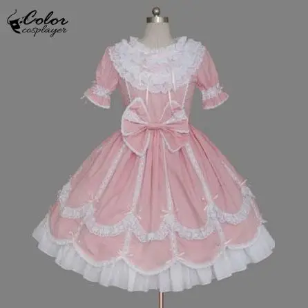 Pink Kawaii Lolita Sweet Dress Women Anime Role Cosplay Costume Comic Con Gown European Court Lady Robe Vintage Medieval Wear
Pink Kawaii Lolita Sweet Dress Women Anime Role Cosplay Costume Comic Con Gown European Court Lady Robe Vintage Medieval Wear