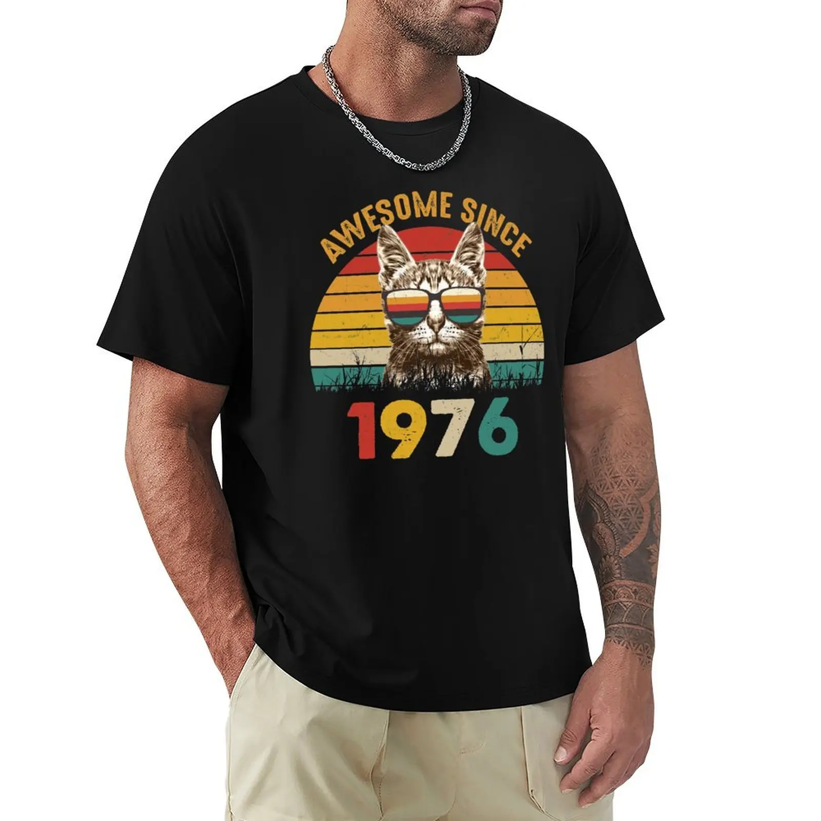 Copy of Awesome Since 1976 Funny Cute cool Cat with shades T-Shirt Work Style Casual T-Shirt
Copy of Awesome Since 1976 Funny Cute cool Cat with shades T-Shirt Work Style Casual T-Shirt