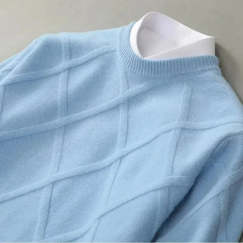 Men Cashmere Sweater Autumn Winter Soft Warm Jersey Jumper Robe Hombre Pull Homme Hiver Pullover O-Neck Knitted Sweaters
Men Cashmere Sweater Autumn Winter Soft Warm Jersey Jumper Robe Hombre Pull Homme Hiver Pullover O-Neck Knitted Sweaters