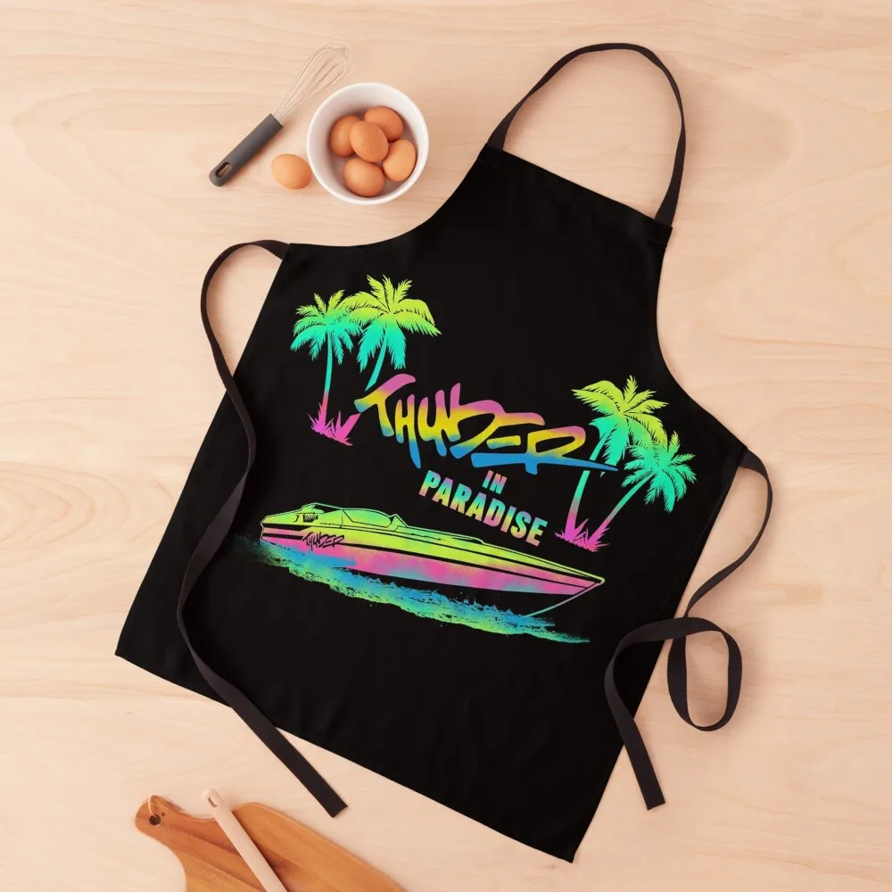 Thunder In Paradise Apron japanese style Men gift cookings for women Home Cleaning Apron
Thunder In Paradise Apron japanese style Men gift cookings for women Home Cleaning Apron