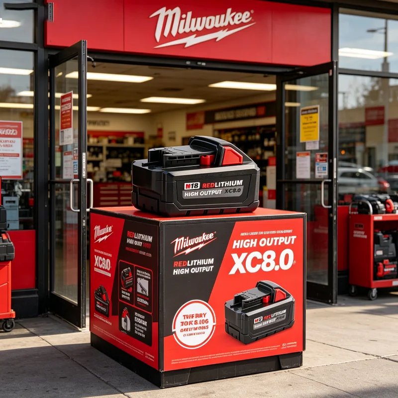 Milwaukee18V 8.0Ah Replacement Battery,Compatible Milwaukee M18,18650 Li-ion Rechargeable Battery M18 - 48-11-1861 Model
Milwaukee18V 8.0Ah Replacement Battery,Compatible Milwaukee M18,18650 Li-ion Rechargeable Battery M18 - 48-11-1861 Model