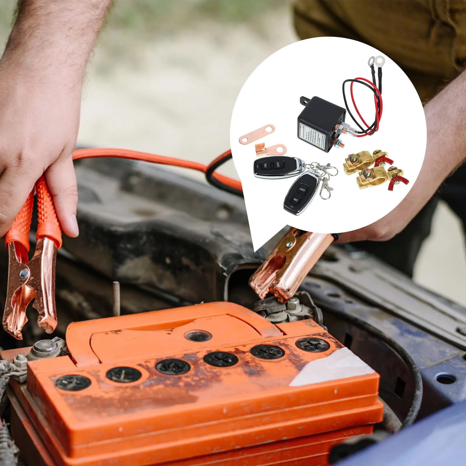 1 Set Car Switch Isolator Pure Copper Wire Silver Contacts Remote Disconnect Switch For Vehicle Auto Terminal
1 Set Car Switch Isolator Pure Copper Wire Silver Contacts Remote Disconnect Switch For Vehicle Auto Terminal