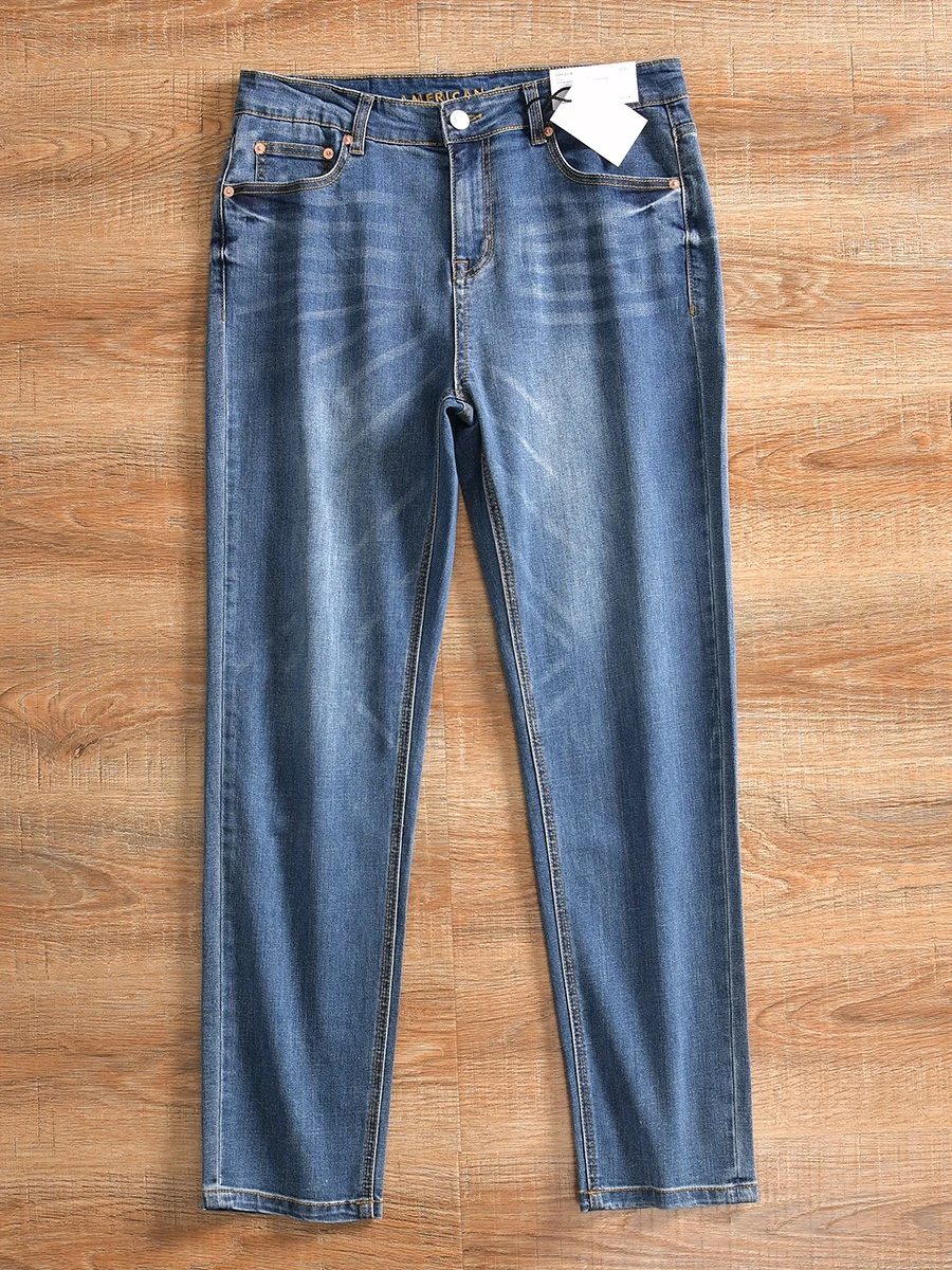High Elastic Comfortable Men's Fashionable Washed Slim Fit Jeans Spring Season Casual Style mid Waist Cotton Stretch Denim
High Elastic Comfortable Men's Fashionable Washed Slim Fit Jeans Spring Season Casual Style mid Waist Cotton Stretch Denim