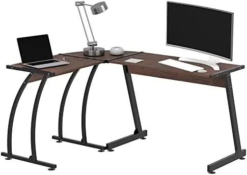 Ethan Modern L Shaped Desk, 58" Reversible Corner Computer Desk Minimalist Workstation for Home Office Studio Work Writing S
Ethan Modern L Shaped Desk, 58" Reversible Corner Computer Desk Minimalist Workstation for Home Office Studio Work Writing S