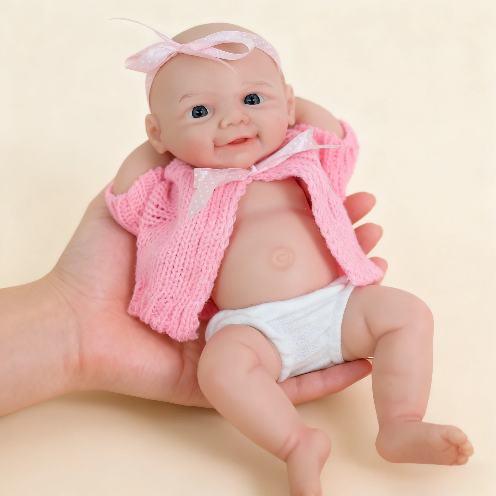 NPK 12''Super Soft Solid Platinum Silicone Flexible Elastic 100% Handmade Vivienne Lifelike Reborn Baby Girl High Quality Doll
NPK 12''Super Soft Solid Platinum Silicone Flexible Elastic 100% Handmade Vivienne Lifelike Reborn Baby Girl High Quality Doll