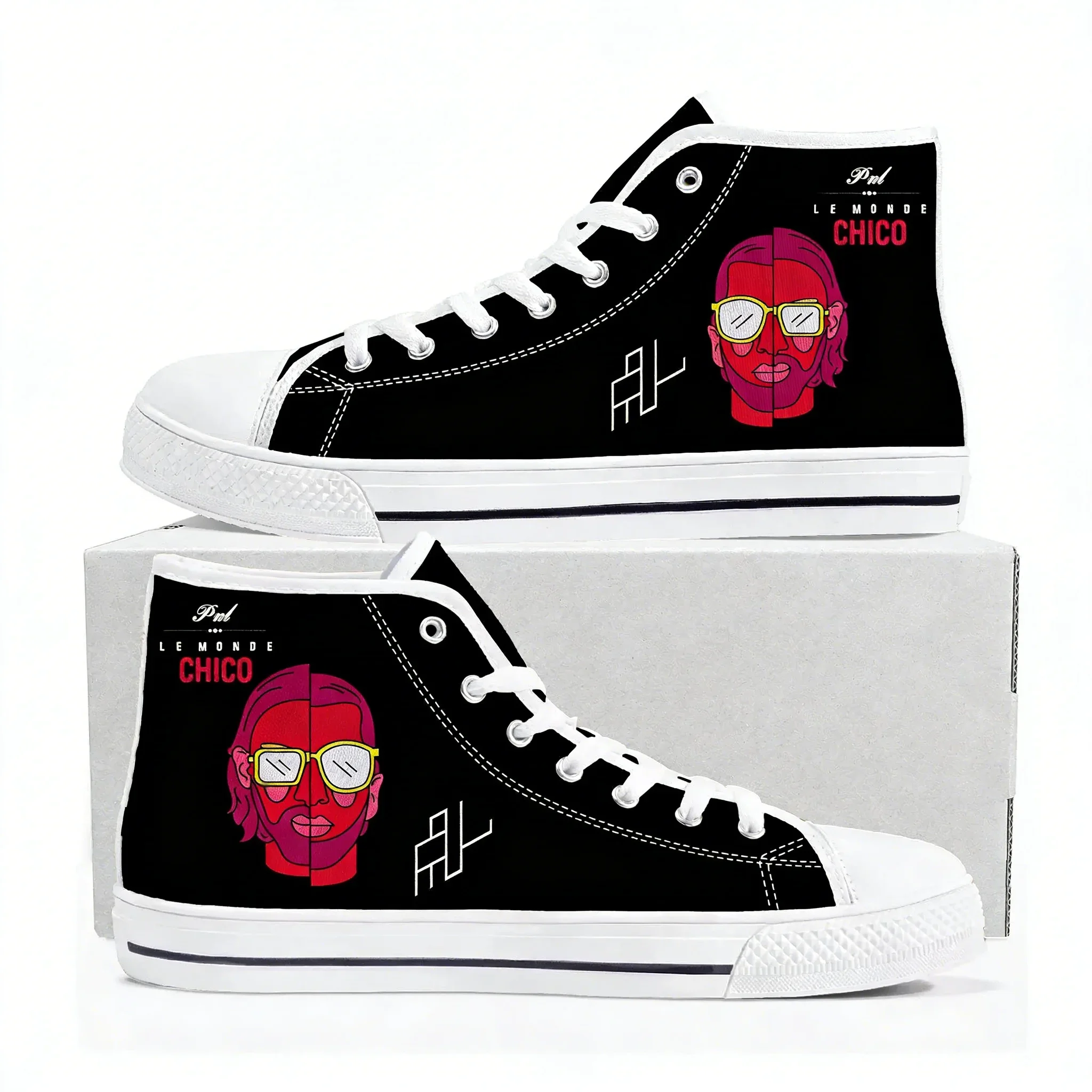 Le Monde Chico High Top Shoes PNL Album French Rapper Men Women Canvas Sneaker High Quality Sneakers Footwear Custom Shoe White
Le Monde Chico High Top Shoes PNL Album French Rapper Men Women Canvas Sneaker High Quality Sneakers Footwear Custom Shoe White