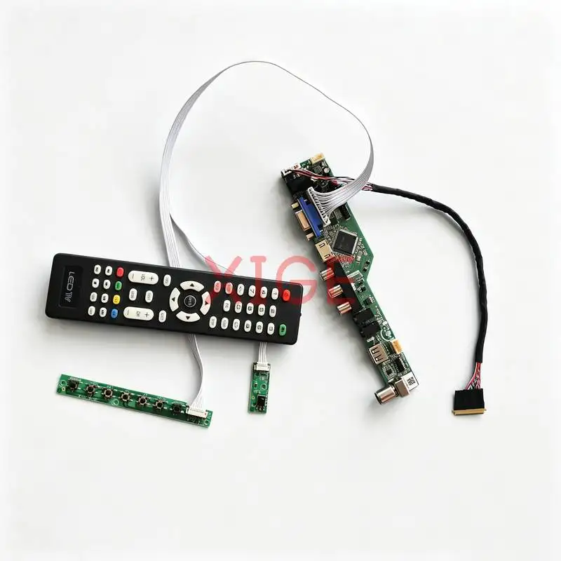Controller Drive Board Fit M140NWR1 M140NWR2 N140B6 N140BGE HDMI+VGA+AV+USB 1366x768 1366*768 40-Pin LVDS Laptop Monitor DIY Kit
Controller Drive Board Fit M140NWR1 M140NWR2 N140B6 N140BGE HDMI+VGA+AV+USB 1366x768 1366*768 40-Pin LVDS Laptop Monitor DIY Kit