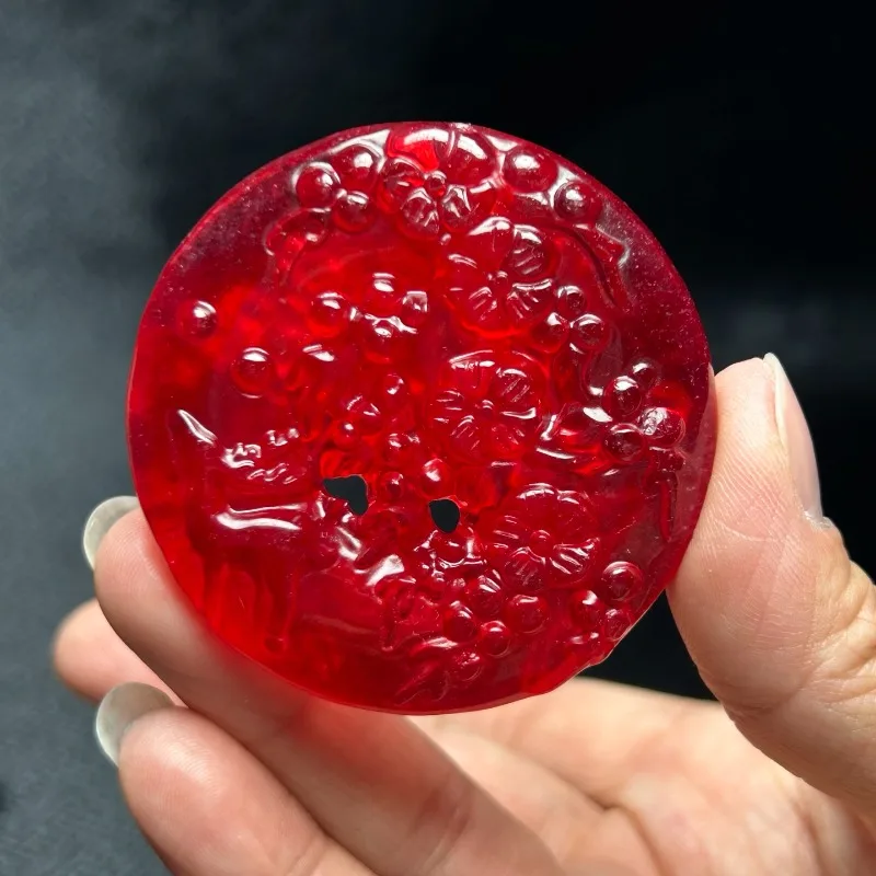 New Natural High-ice Red Ethnic Style Pendant, Suitable for Daily Wear
New Natural High-ice Red Ethnic Style Pendant, Suitable for Daily Wear