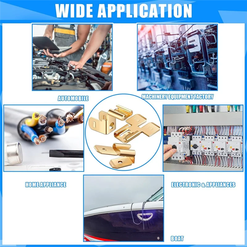 A02F-36 Pieces Of Electrical Spade Connectors For Professional Use, DIY Enthusiasts
A02F-36 Pieces Of Electrical Spade Connectors For Professional Use, DIY Enthusiasts