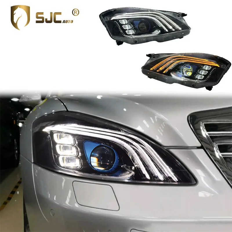 SJC Auto Car Accessories Headlight for Mercedes Benz S Class W221 LED Head Lamp Automotive Car Lights Projector Lens 2006-2012 
SJC Auto Car Accessories Headlight for Mercedes Benz S Class W221 LED Head Lamp Automotive Car Lights Projector Lens 2006-2012