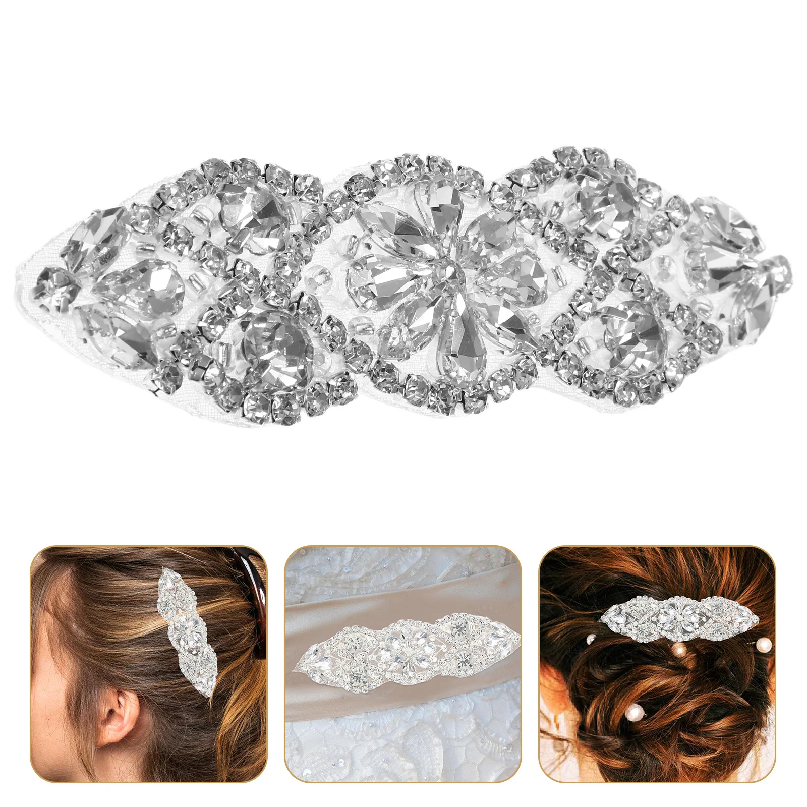 Rhinestone Decal Auxiliary Materials Sewing Costume Patch Accessory Embroidery Clothes Patches Applique Wedding Dress
Rhinestone Decal Auxiliary Materials Sewing Costume Patch Accessory Embroidery Clothes Patches Applique Wedding Dress