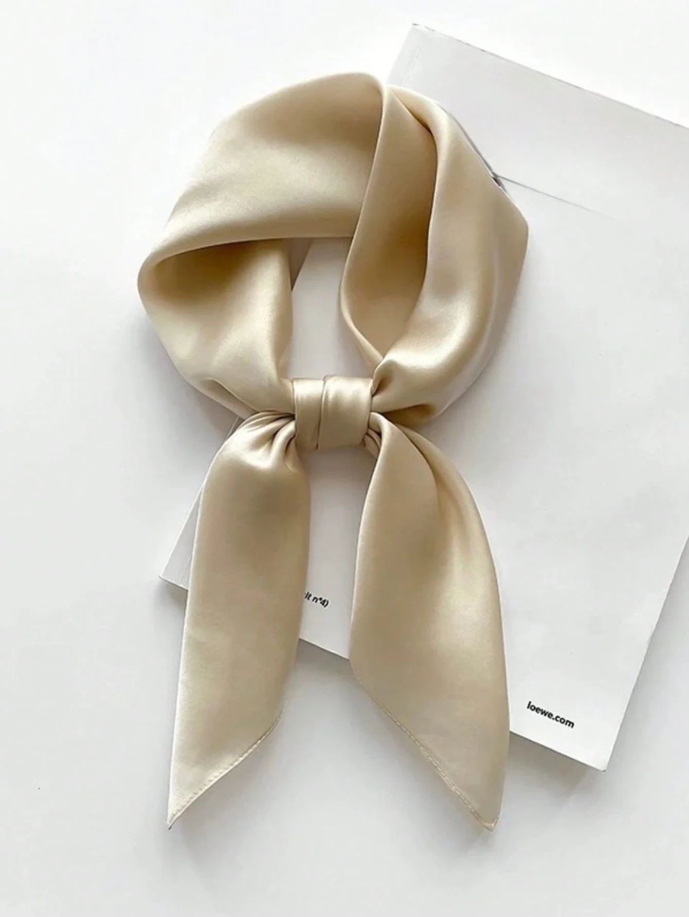 Women Solid Color Satin Scarf For Neck Headband Belt Versatile Use
Women Solid Color Satin Scarf For Neck Headband Belt Versatile Use