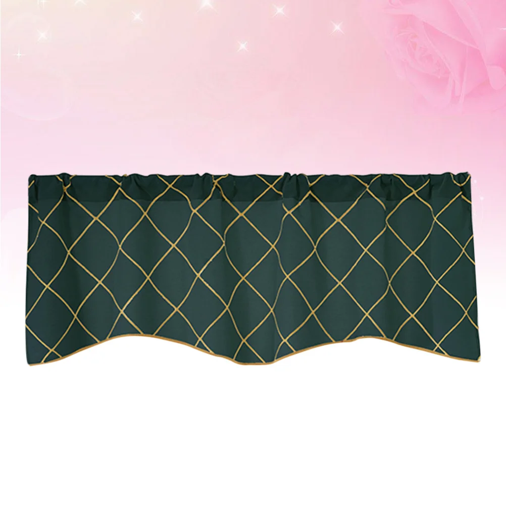 Household Short Curtain Window Short Curtain Dark Green Geometric Embroidery Kitchen Bar Cabinet Vintage Simple Cozy Home Office
Household Short Curtain Window Short Curtain Dark Green Geometric Embroidery Kitchen Bar Cabinet Vintage Simple Cozy Home Office