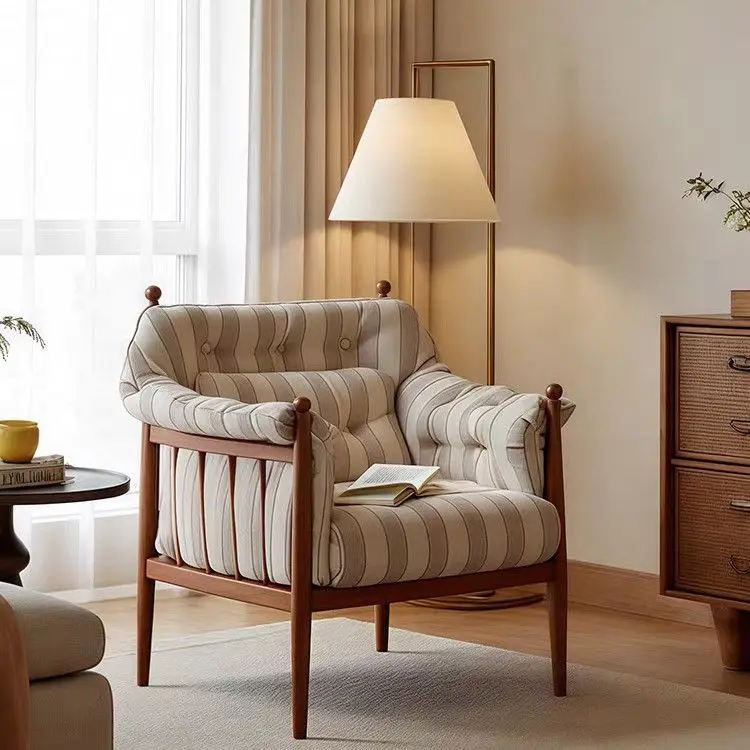 Medieval Style, Single Sofa, Small Apartment, Household, Living Room, Back Chair, Leisure Chair, Fabric, Stripes
Medieval Style, Single Sofa, Small Apartment, Household, Living Room, Back Chair, Leisure Chair, Fabric, Stripes