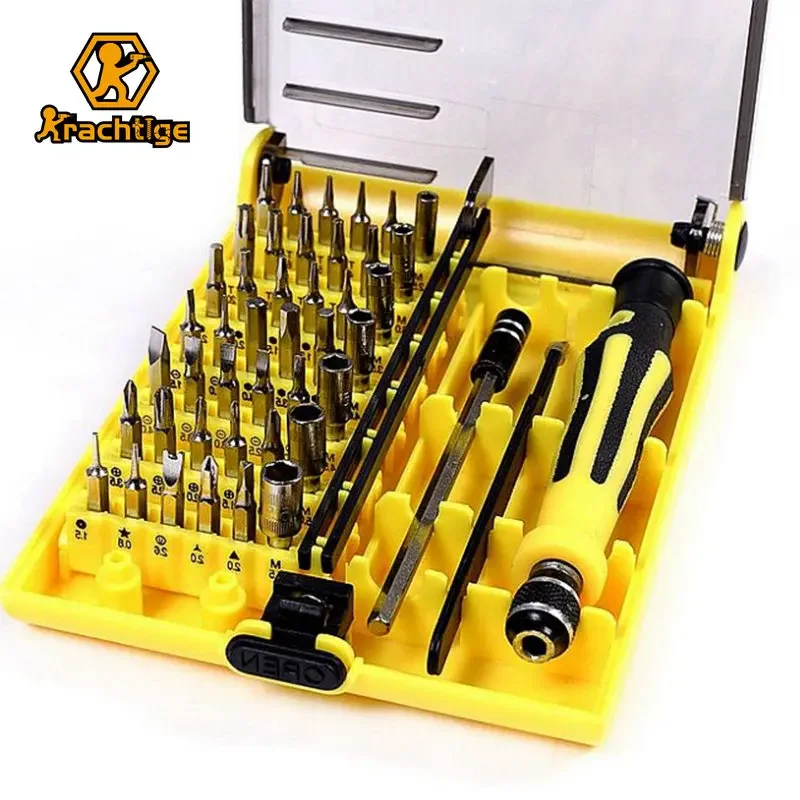 Krachtige Screwdriver Set 45 in 1 Torx Multifunctional Opening Repair Tool Set Precision Screwdriver
Krachtige Screwdriver Set 45 in 1 Torx Multifunctional Opening Repair Tool Set Precision Screwdriver