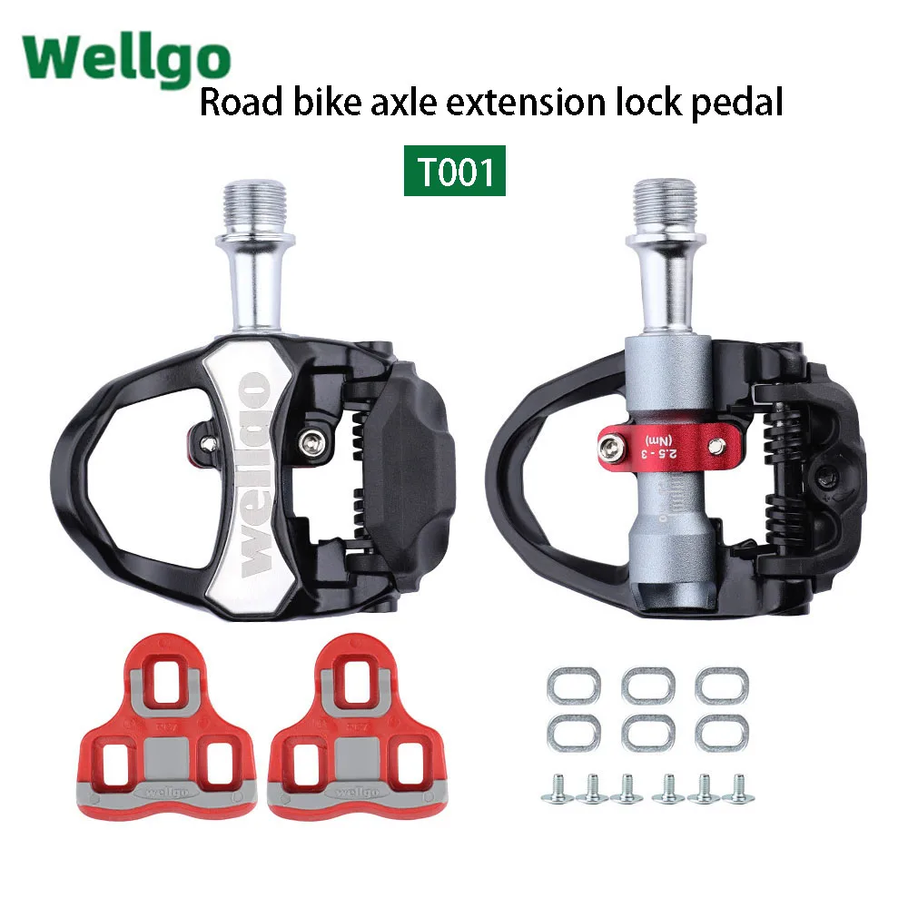 WELLGO Self-locking Bicycle Pedals Shaft Extension Locking Pedal Chromium-molybdenum Steel Shaft Adjustable Tension Design
WELLGO Self-locking Bicycle Pedals Shaft Extension Locking Pedal Chromium-molybdenum Steel Shaft Adjustable Tension Design