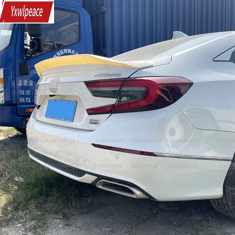 Высококачественный задний спойлер из АБС-пластика для Honda Accord 10-го поколения 2018-2022, глянцевый черный/карбоновый цвет, автомобильные аксессуары
Высококачественный задний спойлер из АБС-пластика для Honda Accord 10-го поколения 2018-2022, глянцевый черный/карбоновый цвет, автомобильные аксессуары
