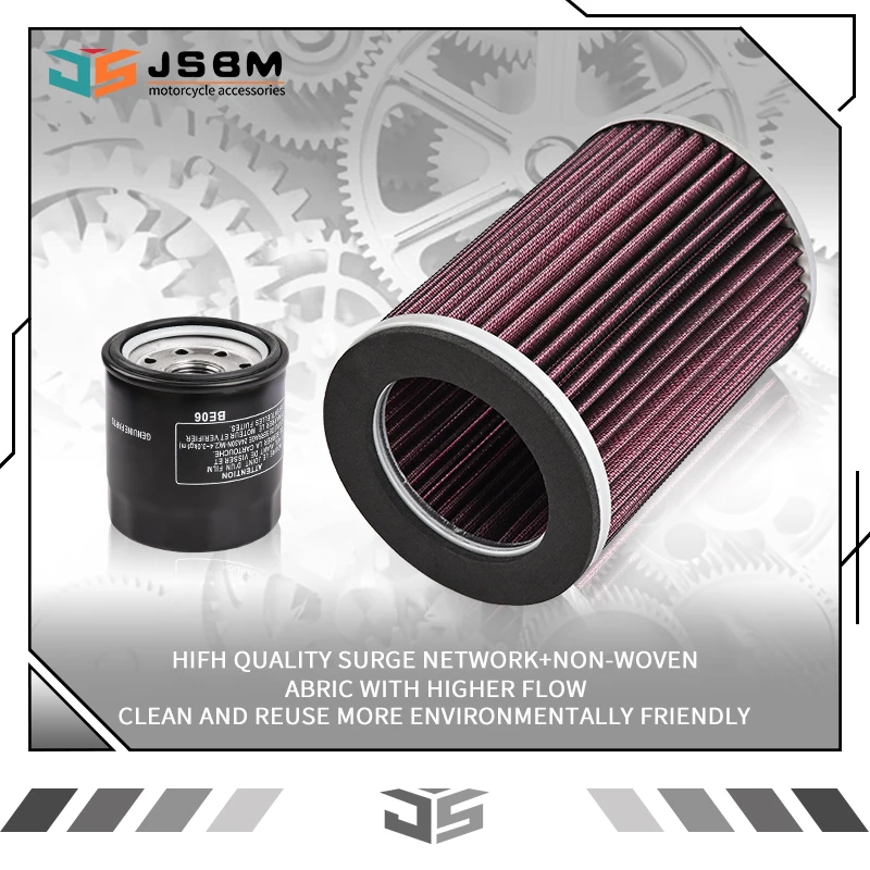 JSBM Motorcycle Accessories High Flow Air Filter Oil Filters For Honda CB600F Hornet CB250 CBF600N CBF600S CBF500 1998 1999-2006
JSBM Motorcycle Accessories High Flow Air Filter Oil Filters For Honda CB600F Hornet CB250 CBF600N CBF600S CBF500 1998 1999-2006