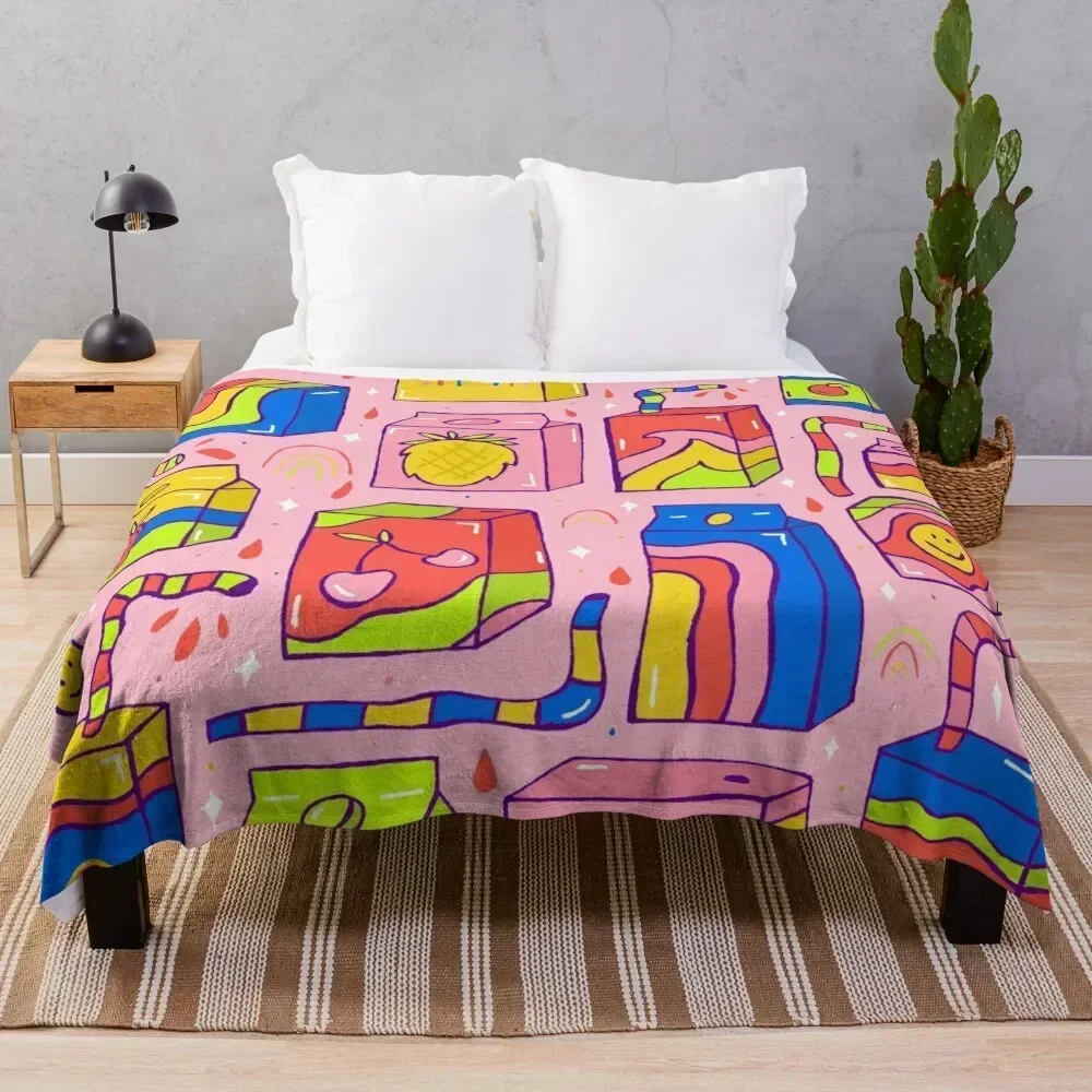 Juice Box Print Throw Blanket Faux Fur Soft Warm Blanket for Bed
Juice Box Print Throw Blanket Faux Fur Soft Warm Blanket for Bed