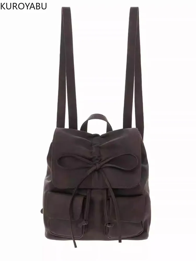 Women's PU Leather Classic Backpacks Preppy Style Drawstring Knapsacks Retro Solid Students Rucksack Japanese Aesthetic Mochilas
Women's PU Leather Classic Backpacks Preppy Style Drawstring Knapsacks Retro Solid Students Rucksack Japanese Aesthetic Mochilas