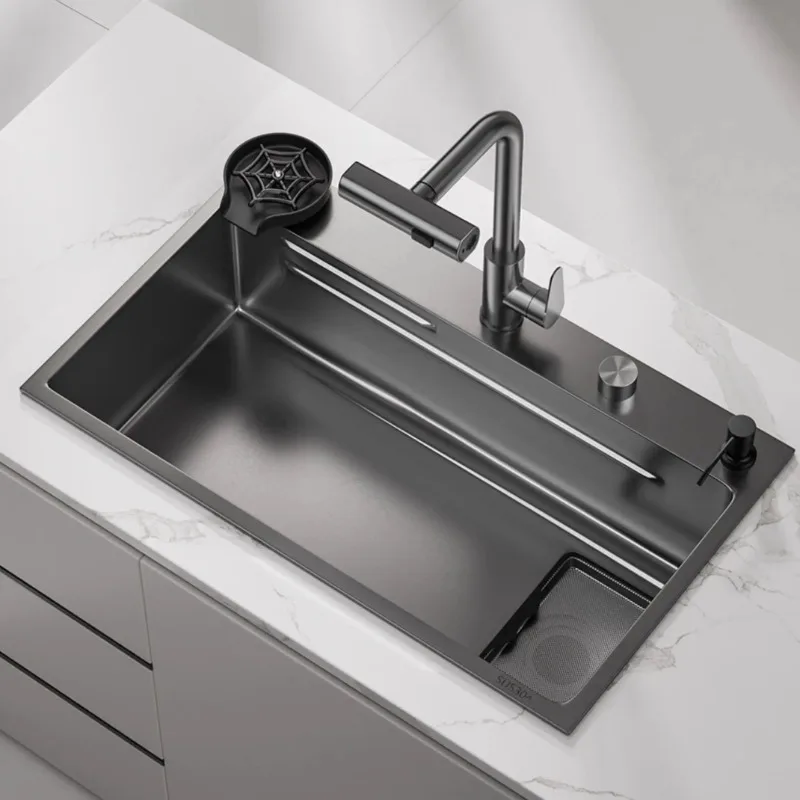 Sink Dual Layer Strainer Kitchen Sink Deep Bowl Premium Stainless Steel Heavy Duty Household Washing Vessel Kitchen Sink
Sink Dual Layer Strainer Kitchen Sink Deep Bowl Premium Stainless Steel Heavy Duty Household Washing Vessel Kitchen Sink