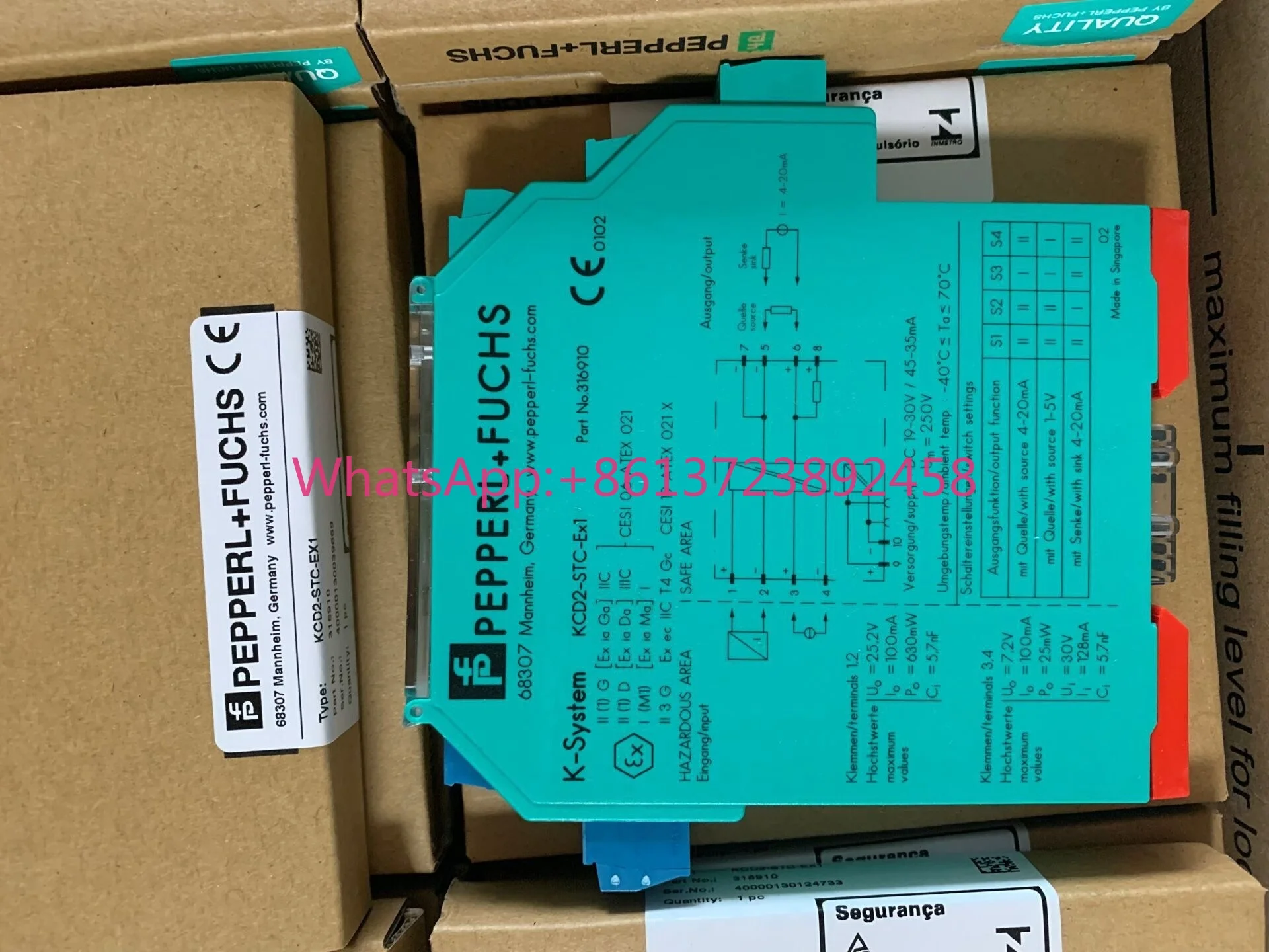 KCD2-STC-EX1 Pepperl + Fuchs AI safety barrier, high quality
KCD2-STC-EX1 Pepperl + Fuchs AI safety barrier, high quality