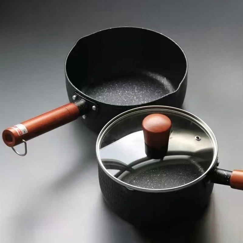Yukihira Stone Non-Stick Saucepan, Single Serving Noodle Pot, Quick Heat Conduction Non-Deform Durable Cookware for Kitchen
Yukihira Stone Non-Stick Saucepan, Single Serving Noodle Pot, Quick Heat Conduction Non-Deform Durable Cookware for Kitchen