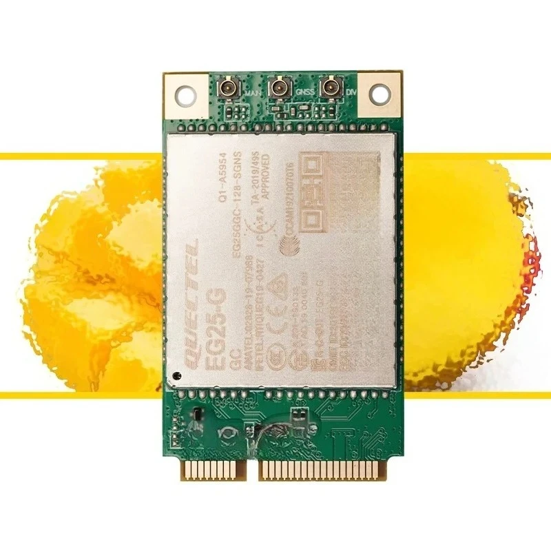 2026 Quectel EG25GGC MINIPCIE LTE Cat4 4G Cellular Module With Built In GNSS For Global IoT Gateway Replacement Parts
2026 Quectel EG25GGC MINIPCIE LTE Cat4 4G Cellular Module With Built In GNSS For Global IoT Gateway Replacement Parts