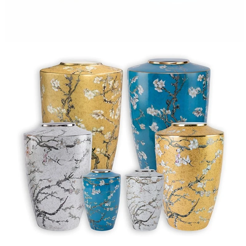 Vase tabletop ornament imported European living room home ceramic flower ornament Van Gogh
Vase tabletop ornament imported European living room home ceramic flower ornament Van Gogh