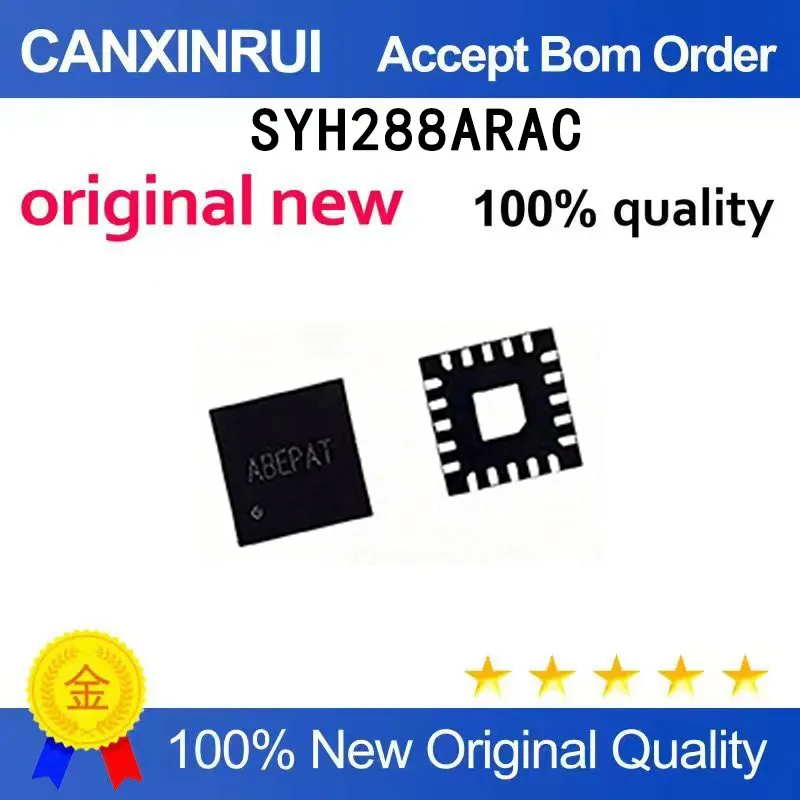 (5-100 pieces)Brand new SYH288ARAC silk screen printing ABEPAT ABEMTY ABEXXX ABE beginning QFN20 pin
(5-100 pieces)Brand new SYH288ARAC silk screen printing ABEPAT ABEMTY ABEXXX ABE beginning QFN20 pin