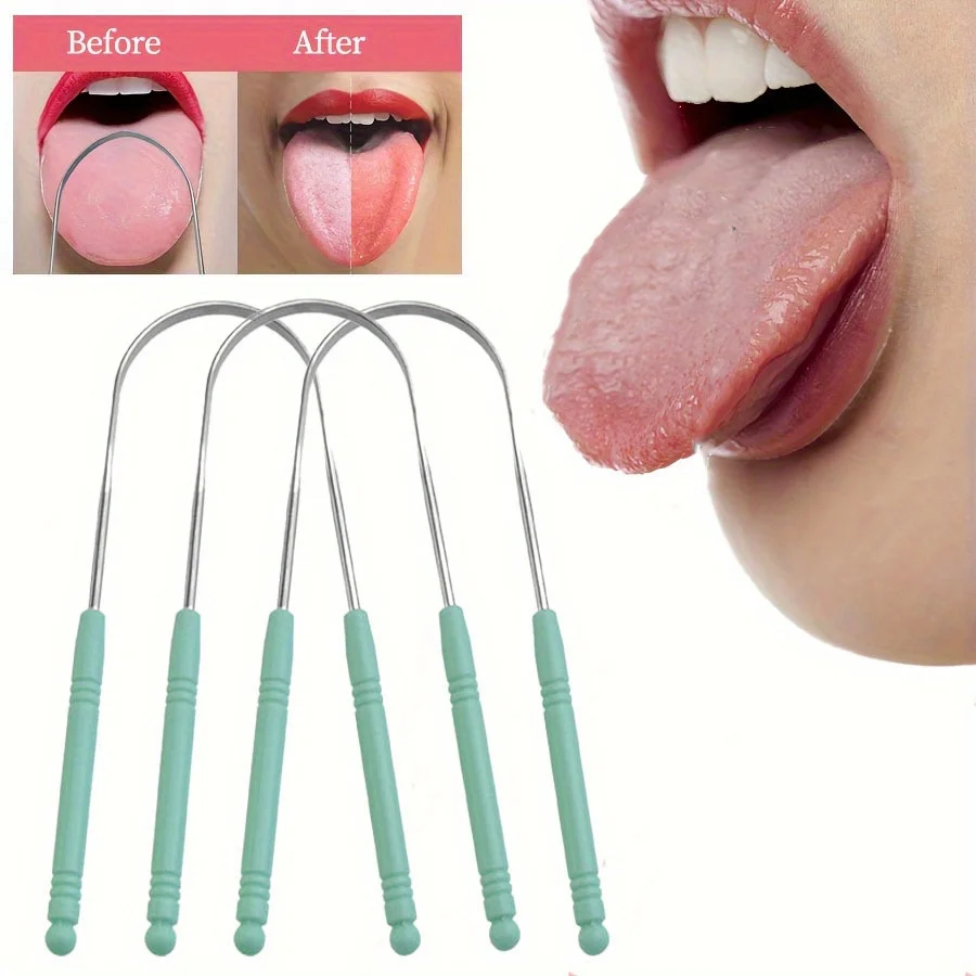 Stainless Steel Tongue Scraper U-Shaped Dental Cleaner for Bacteria/Plaque Removal with Multi-Style Options for All Users
Stainless Steel Tongue Scraper U-Shaped Dental Cleaner for Bacteria/Plaque Removal with Multi-Style Options for All Users
