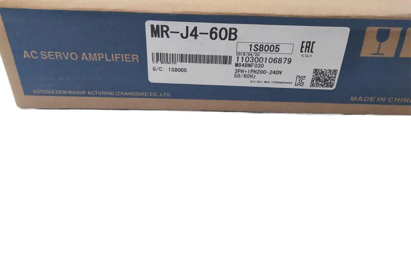 Original brand new MR-J4-60B 
Original brand new MR-J4-60B
