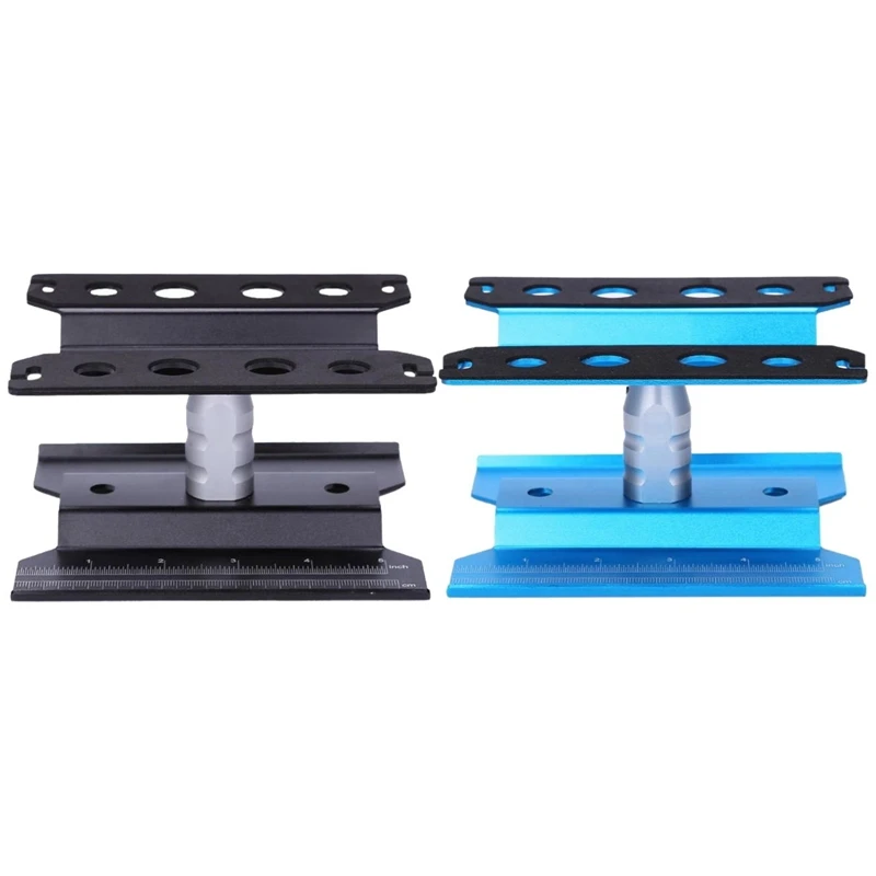 2 Set Metal RC Car Workstation Work Stand Repair 360 Degree Rotation For 1/8 1/10 1/12 1/16 Scale Models, Blue & Black
2 Set Metal RC Car Workstation Work Stand Repair 360 Degree Rotation For 1/8 1/10 1/12 1/16 Scale Models, Blue & Black
