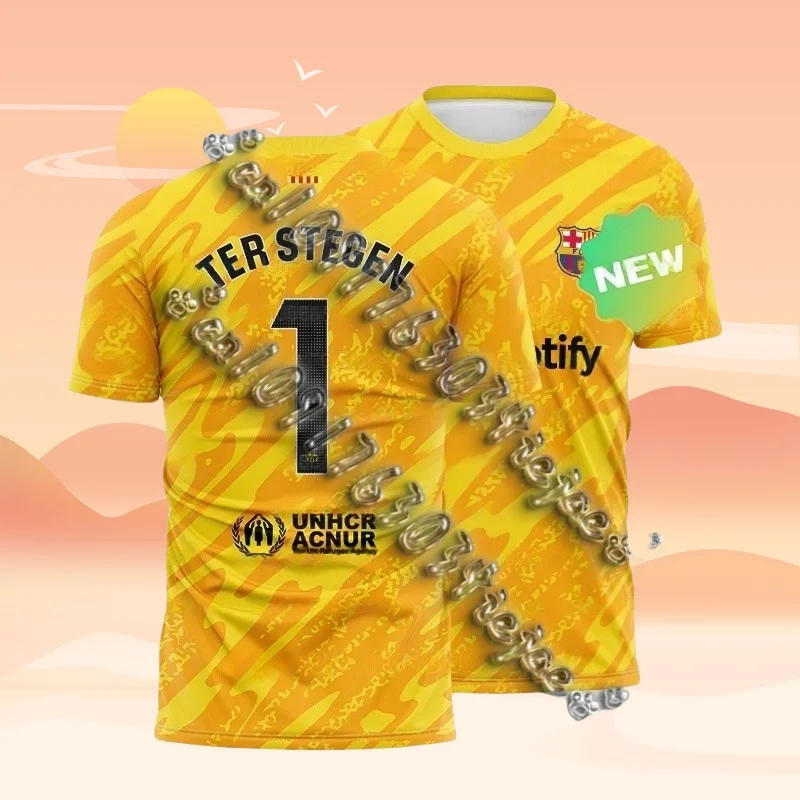 TESM Men Retro Jersey T-Shirt Women Sports Top Children Casual Short-Sleeved T-Shirt High-Definition Printing Breathable Shirt
TESM Men Retro Jersey T-Shirt Women Sports Top Children Casual Short-Sleeved T-Shirt High-Definition Printing Breathable Shirt