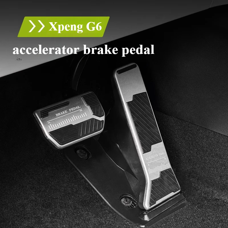For XPENG G6 Aluminum Alloy Brake Accelerator Pedal Covers Non-Slip Car Interior Modification Accessories Upgrade Safety black
For XPENG G6 Aluminum Alloy Brake Accelerator Pedal Covers Non-Slip Car Interior Modification Accessories Upgrade Safety black