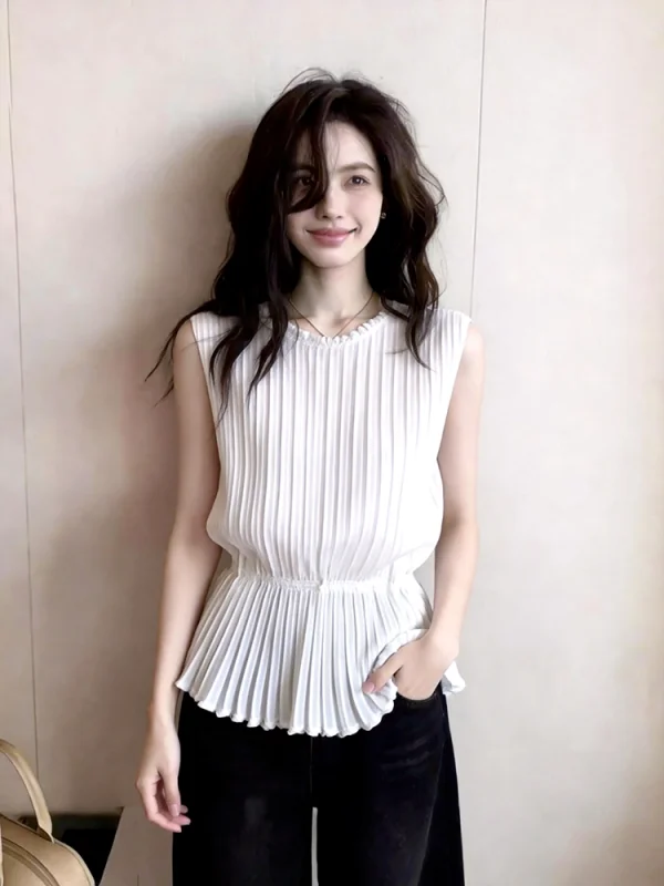 Stylish Elegant Women's Top Breathable Knitted Summer New Arrival Fashionable Unique Design Beautiful Atmosphere Casual Wear
Stylish Elegant Women's Top Breathable Knitted Summer New Arrival Fashionable Unique Design Beautiful Atmosphere Casual Wear