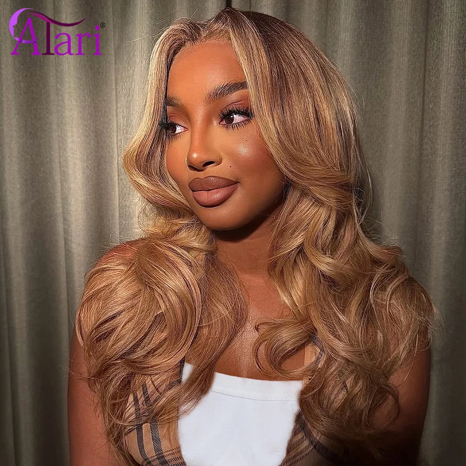 13x4 13x6 Honey Blonde Lace Front Body Wave Human Hair Wigs 180 Density #27 Transparent Lace Frontal Brazilian Wig Pre Plucked 
13x4 13x6 Honey Blonde Lace Front Body Wave Human Hair Wigs 180 Density #27 Transparent Lace Frontal Brazilian Wig Pre Plucked